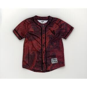 Illenium Official 2023 Tour Baseball Jersey Festival DJ Red Size Medium All Over